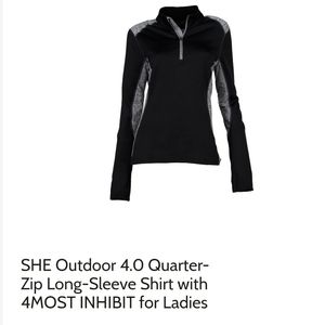 BOGO SHE outdoor clothing 3/4 poly zip